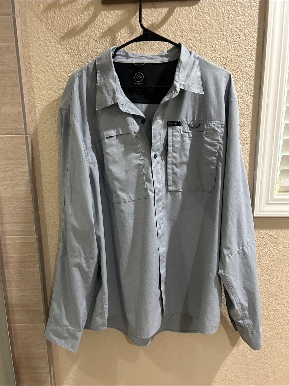 Wrangler Light Blue Men's Lightweight Shirt Jacket